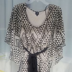 Black and white dress